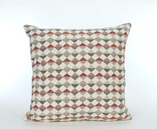 Jacquard Cushion Covers Mix and Match Porto and Santos in Gentle Earth Colours - Picture 6 of 12