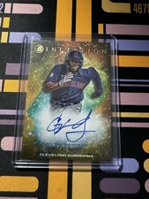 George Valera - 2022 Bowman Inception Primordial Prospect On Card Auto Gold /50