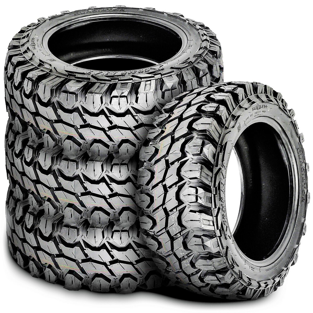 4 Tires Gladiator X-Comp M/T LT 35X12.50R18 Load F 12 Ply MT 4 Tires Gladiator X-Comp M/T LT 35X12.50R18 Load F 12 Ply MT