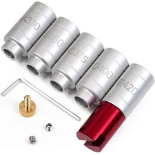 Gauge Body with 5 Bushings Headspace Gauge Body Kit For Most Bottlenecks