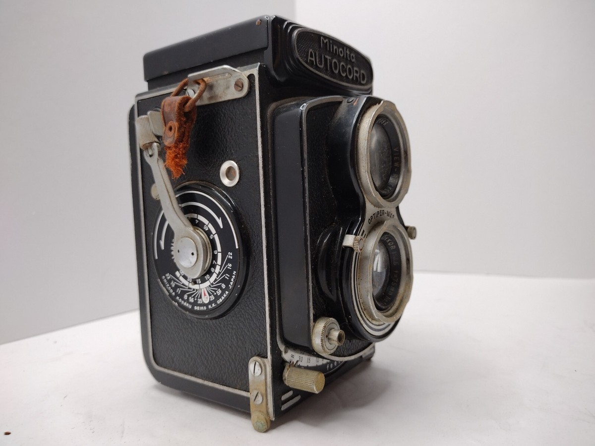 Minolta Autocord III TLR Film Camera Rokkor 75mm f/3.5 From JAPAN