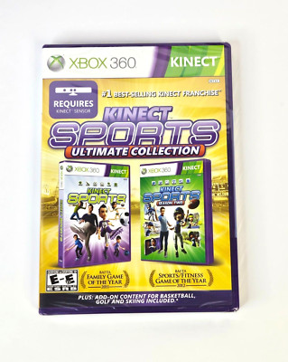 KINECT SPORTS ULTIMATE COLLECTION (MICROSOFT XBOX 360, 2012) - FACTORY SEALED