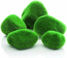 Oase Biorb Polished Moss Mossy Pebble Green Heavy Weighted Aquarium Bio Orb NEW