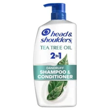 Head & Shoulders 2-in-1 Shampoo & Conditioner Tea Tree Oil 28.2 oz – Dandruff Ca
