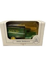 VTG 92 ERTL 75th Anniversary Earl E May 1931 Diecast Delivery Truck Coin Bank