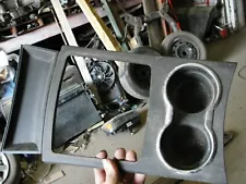 2008-10 Chrysler 300 Center console shifter bezel Trim plate cup holder oem used