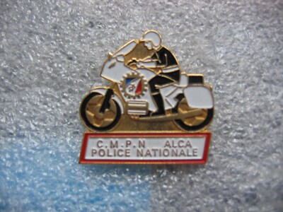 Pin’s Moto Police Nationale – CMPN Paca, Collection Métal