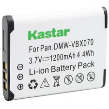 1x Kastar Battery for Sanyo DB-L80 VPC-CA102 CG10 CG102 CG21 CS1 GH3 GH4 PD1 PD2
