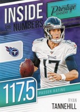 2020 PANINI  PRESTIGE INSIDE THE NUMBERS RYAN TANNEHILL #IN-RT