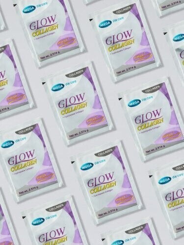 Mega We Care Glow Collagen Anti-Aging Radiant Skin Supplements Mega 30 Sachets. - Picture 7 of 13