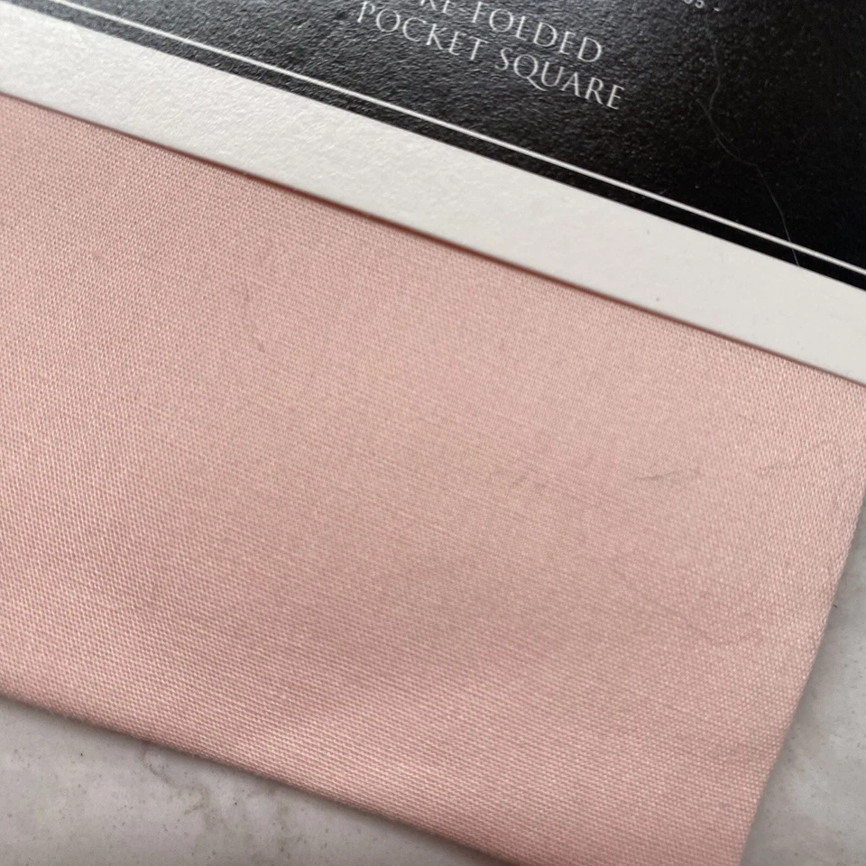 Jos A Bank предварительно сложенный карман квадратный розовый хлопок носовой платок носовой платок - Изображение 2 из 4