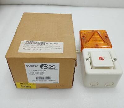 E2S SONFL1DC12W/AH Sirene Brandmelder ECR Telefone