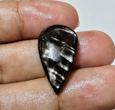 21.95 Cts Natural Hypersthene Cabochon Gemstone 24.1x15.1x6.2 MM