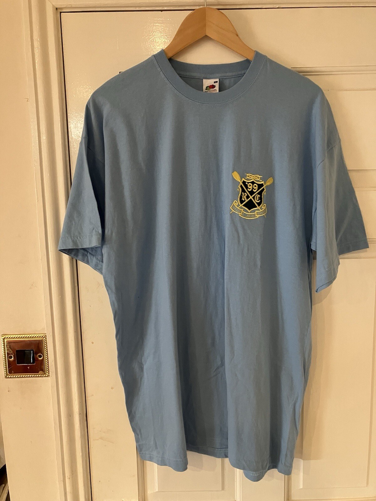 FILA Cambridge 99 rowing club T shirt XL 56 cm armpit to armpit