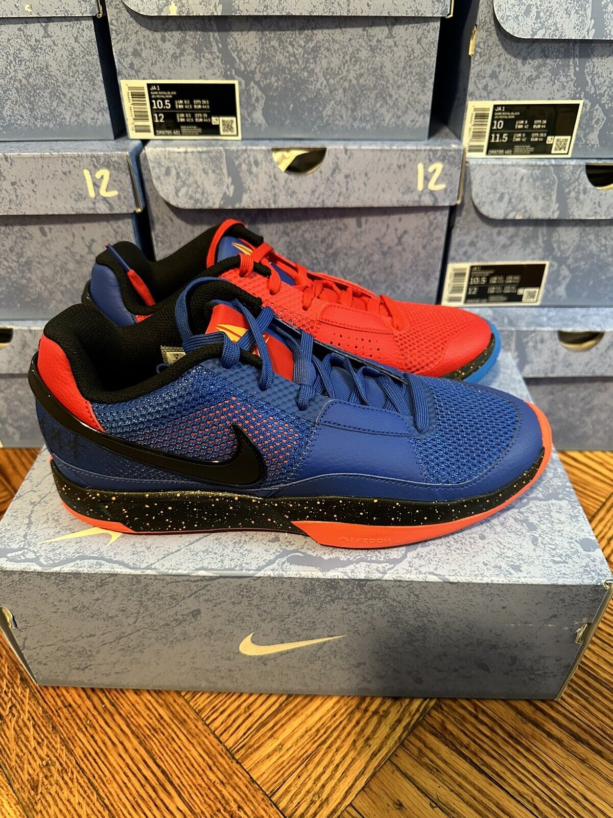 Nike Ja Morant 1 Hunger Size 9 - 12 — DR8785 401