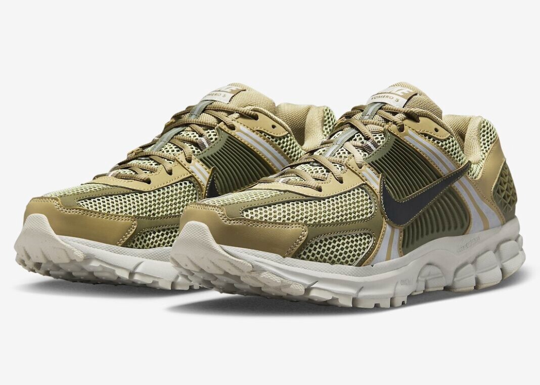 Nike Zoom Vomero 5 Shoes Neutral Olive Black FJ1915-200 Men's