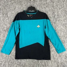 Star Trek Shirt Mens M Robe Factory Next Generation Science Uniform Cosplay