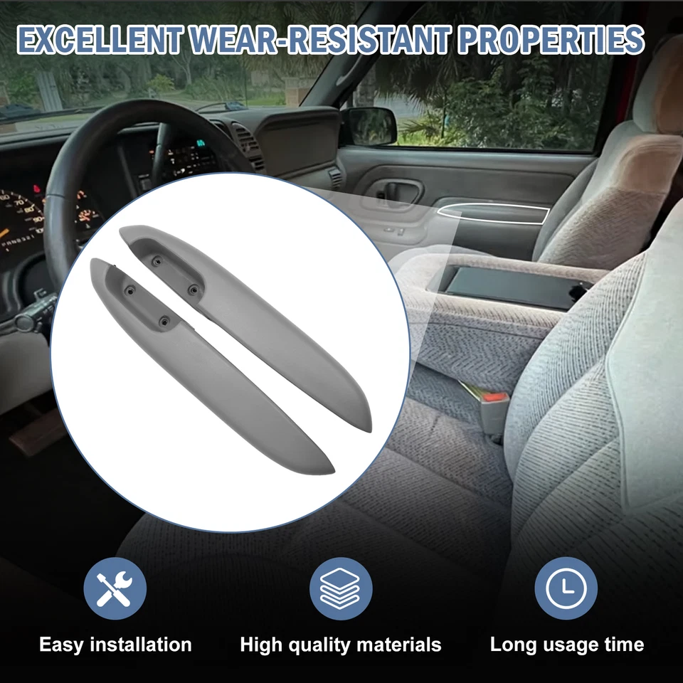 2Pcs Front Door Arm Rests for Chevy Suburban Hand C1500 1500 C K-Series 80979 - Image 2 of 4