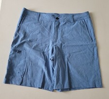 Magellan shorts fish gear mens size 36 blue water resistant 9' inseam