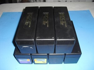 Lot of 7 Black PCGS plastic slab holder box in GREAT COND! Holds 20 graded coins