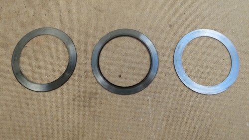 VW Käfer / Bulli / Bus...  3 St. Distanzscheiben Kurbelwelle. Original VW-Teile!