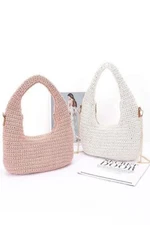Cotton Woven Summer Hobo Bag