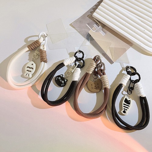 Creative Braided Lanyard Keychain For Phone Case Women Anti Lost Knot Rope St Pe - Picture 4 of 22