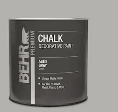#ad Behr Premium Chalk Decorative Paint Aged Gray Matte 32 fl oz Unique Finish $23.90