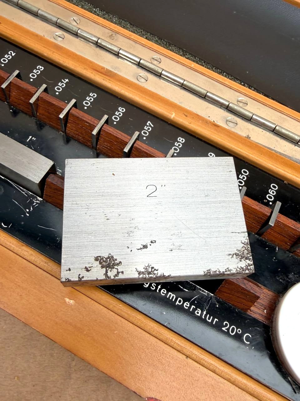 Rutland Jo Blocks 9573 from 0.05005 to 2 Inches