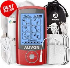 TENS Unit Muscle Stimulator 24 Modes Rechargeable Pain Relief with 8 Pads US