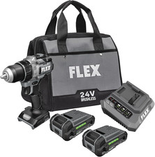 FLEX 24V Brushless Cordless 1/2-Inch 1000 In-Lbs Torque 2-Speed Drill Driver Kit
