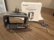 TELESIN Metal Frame Case Combo Cage for GoPro 12 11 10 9 Camera GP-FMS-G11-TZ