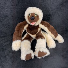 Zoboomafoo "ZOBOO" Lemur Sifaka Brown  Cream Backpack Plush PBS Kids RARE