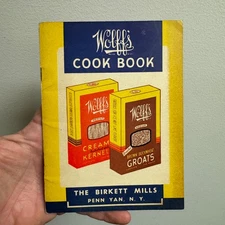 WOLFF'S COOKBOOK Wolff's Buckwheat Birkett Mills Penn Yan, NY 6th Edition 1946