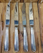 Bloomingdale's BXF5 Stainless Dinner Knives 18/10 Set Of 4 Japan