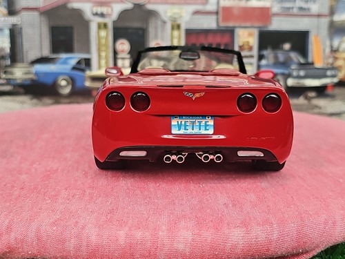 VINTAGE Hot Wheels CHEVROLET CORVETTE C6 Conv. Red BEAUTIFUL VERY NICE CAR 🚗 - Picture 7 of 24