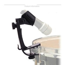 High Quality 2 Drum Microphone Mic Clamp Clip Holder Mount for Shure SM58 SM57