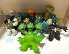 Heros of Goo Jit Zu figures lot of 17 Figures in Great condition assorted types