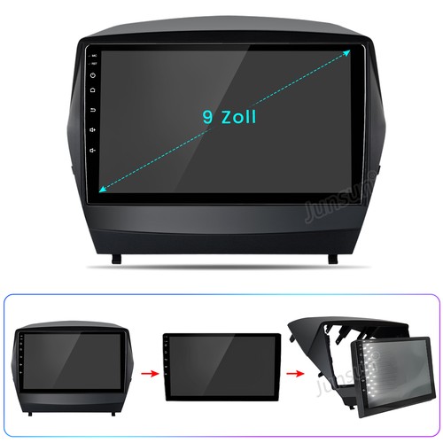 8-Kern 6+128GB Android14 Autoradio GPS Navi BT Für Hyundai ix35 Tucson 2009-2015 - Bild 20 von 20
