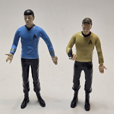 Star Trek Cap 2018. James T. Kirk and Spock Original Series Bendable Figs NJCroce