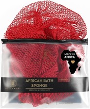 African Exfoliating Net Sponge, Authentic, Ethically sourced from Red