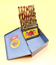 29 Pc Drill Bit Set 1/16" to 1/2" Reduced Shank Drill Hog® Lifetime Warranty