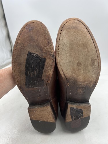 Frye Campus Boots Womens Size 8.5 Brown Leather Tall Pull On Riding Western - Picture 11 of 11