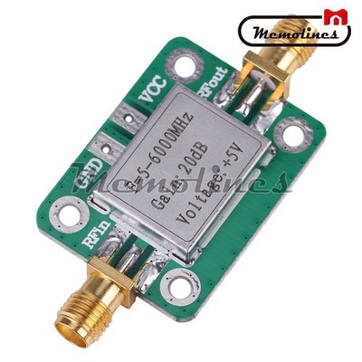 5M~6GHz RF Broadband Signal Amplifier Board   20dB Power Amplifier Module *mc