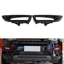 Front Fog Light Lamp Black Cover Trim Fit Land Rover Discovery Sport 2015-19