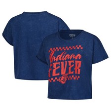 Women's Sportiqe Navy Indiana Fever Rock N Roll Collection Gwen Mineral Wash