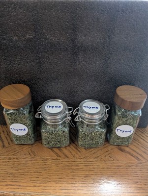 4 Ounce Dried German Thyme; 100%  Natural and Organic