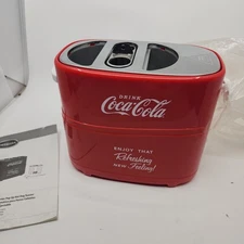 Vintage Coca-Cola Hot Dog Toaster HDT600COKE Red Retro 2-Slot - Tested