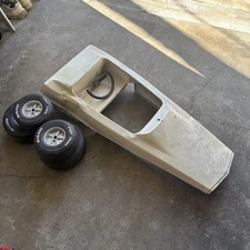 Vintage AMF Probe Pedal Car 60s? White Body Missing Parts