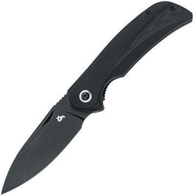 Black Fox Paradigma Linerlock Black G10 Folding Knife